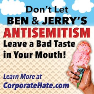 Truck Ad Back: "Don't Let Ben & Jerry's Antisemitism Leave a Bad Taste in Your Mouth!"